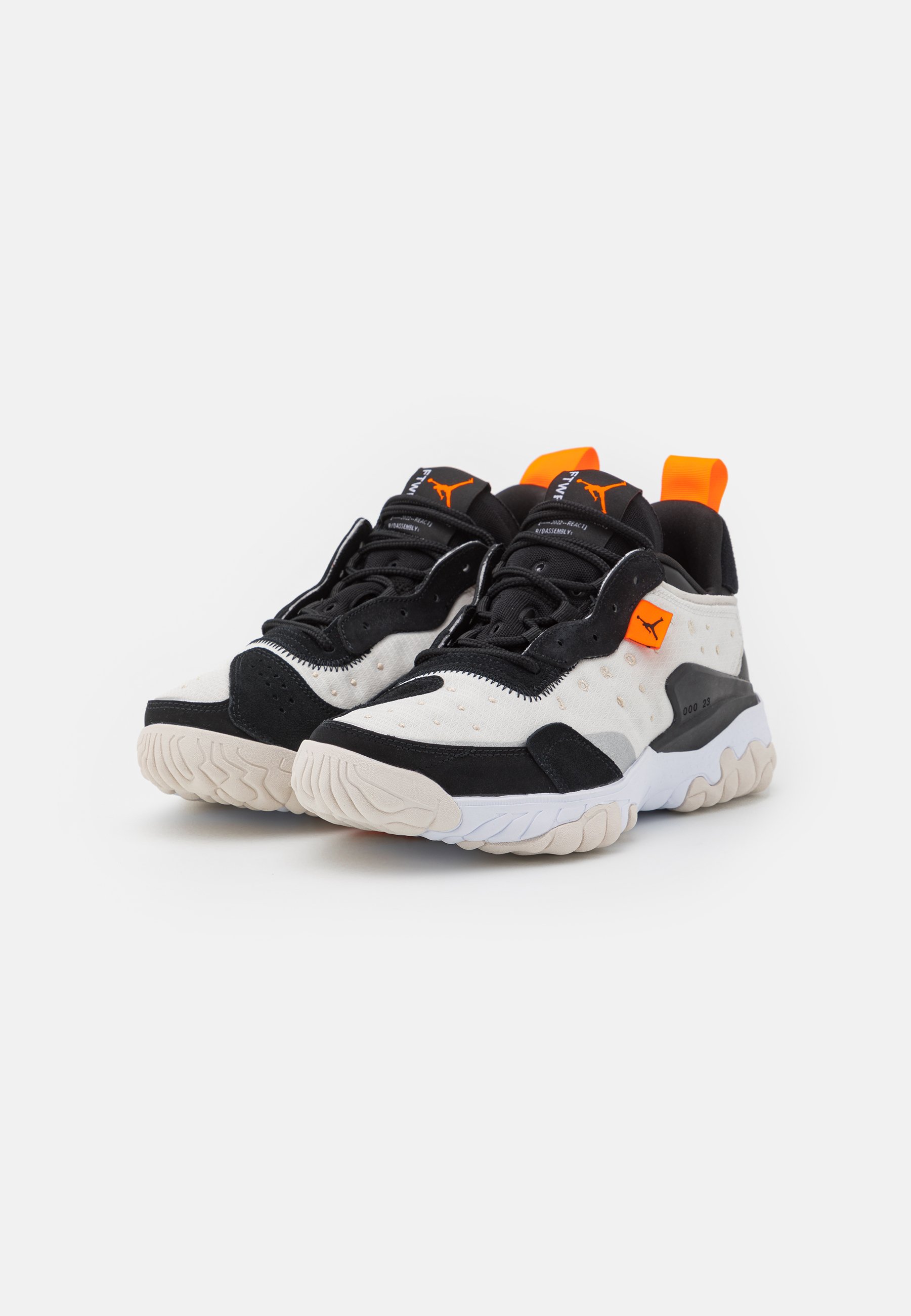 Jordan DELTA 2 - Sneakers laag - phantom/total orange/black/white/metallic  silver/zwart - Zalando.nl