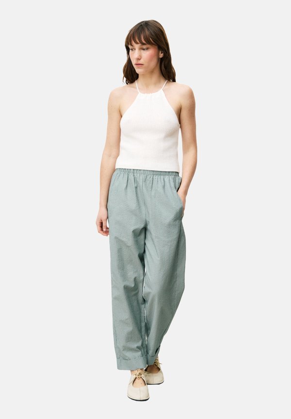 Stoffhose - vert rivage