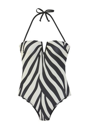 Costume da bagno - schwarz/creme