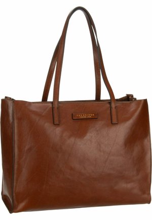 MIRRA SHOPPING WITH ZIP  - Shopping bag - marrone oro