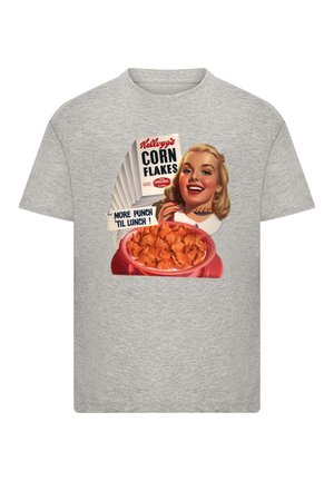 KELLOGG'S CORN FLAKES CEREAL 1950'S  - Print T-shirt - heather grey