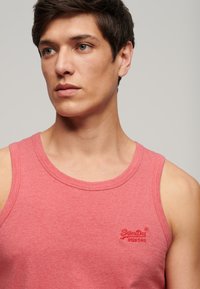 Superdry & Co ESSENTIAL LOGO - Top - punch pink marl