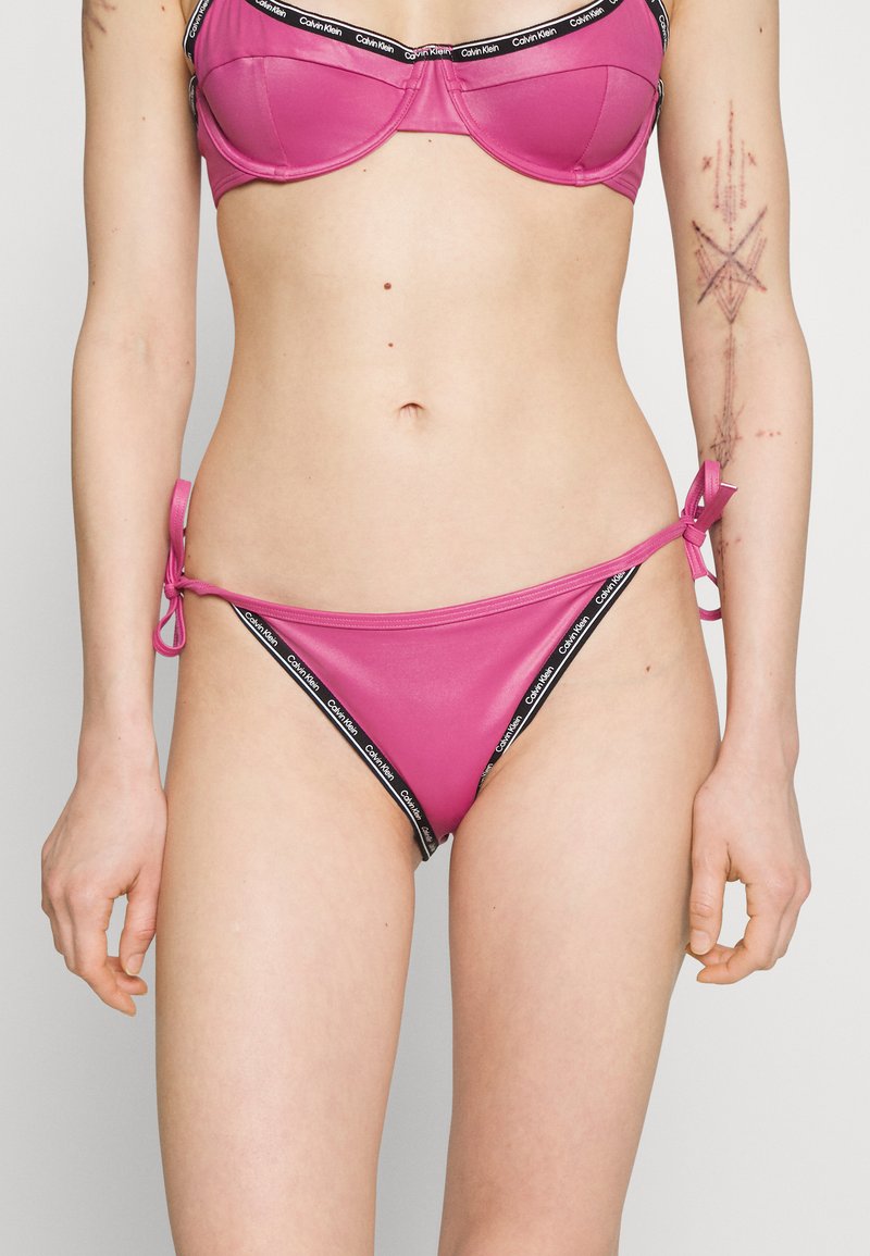 Calvin Klein Swimwear SIDE TIE - Spodní díl bikin - pale fuchsia