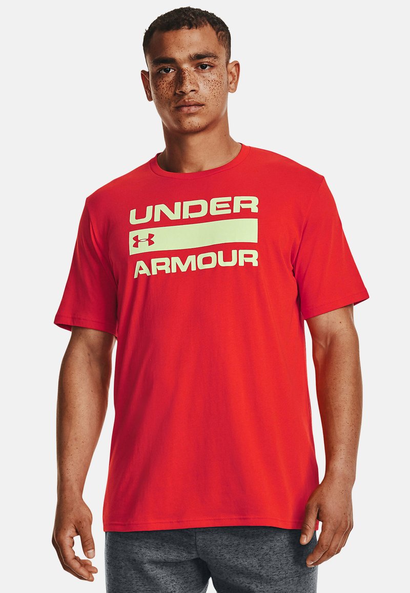 Under Armour TEAM ISSUE WORDMARK SS Print Tshirt radio red/red