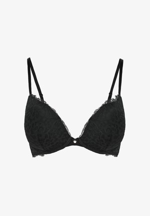 Hunkemöller MARINE PADDED PUSH UP - Modrček s kostjo - black