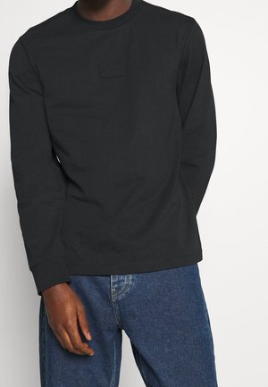 Langærmet T-shirt - black