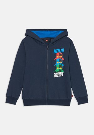 SAKU HOODED - Vetoketjullinen college - dark navy