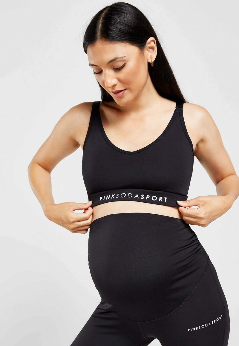 Pink Soda Sport PSS MATERNITY Bustier black Zalando.de