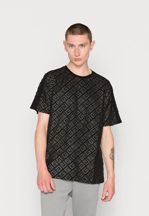 DELMER BOXY FIT TEE - T-shirt con stampa - black