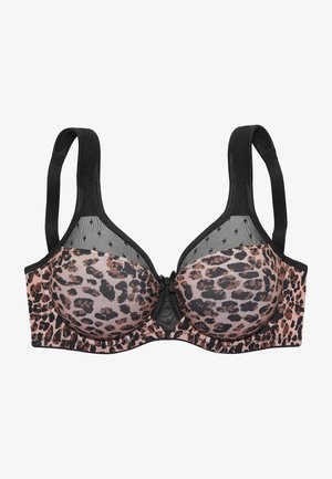 LASCANA, MINIMIZER - Soutien-gorge à armatures - leo black