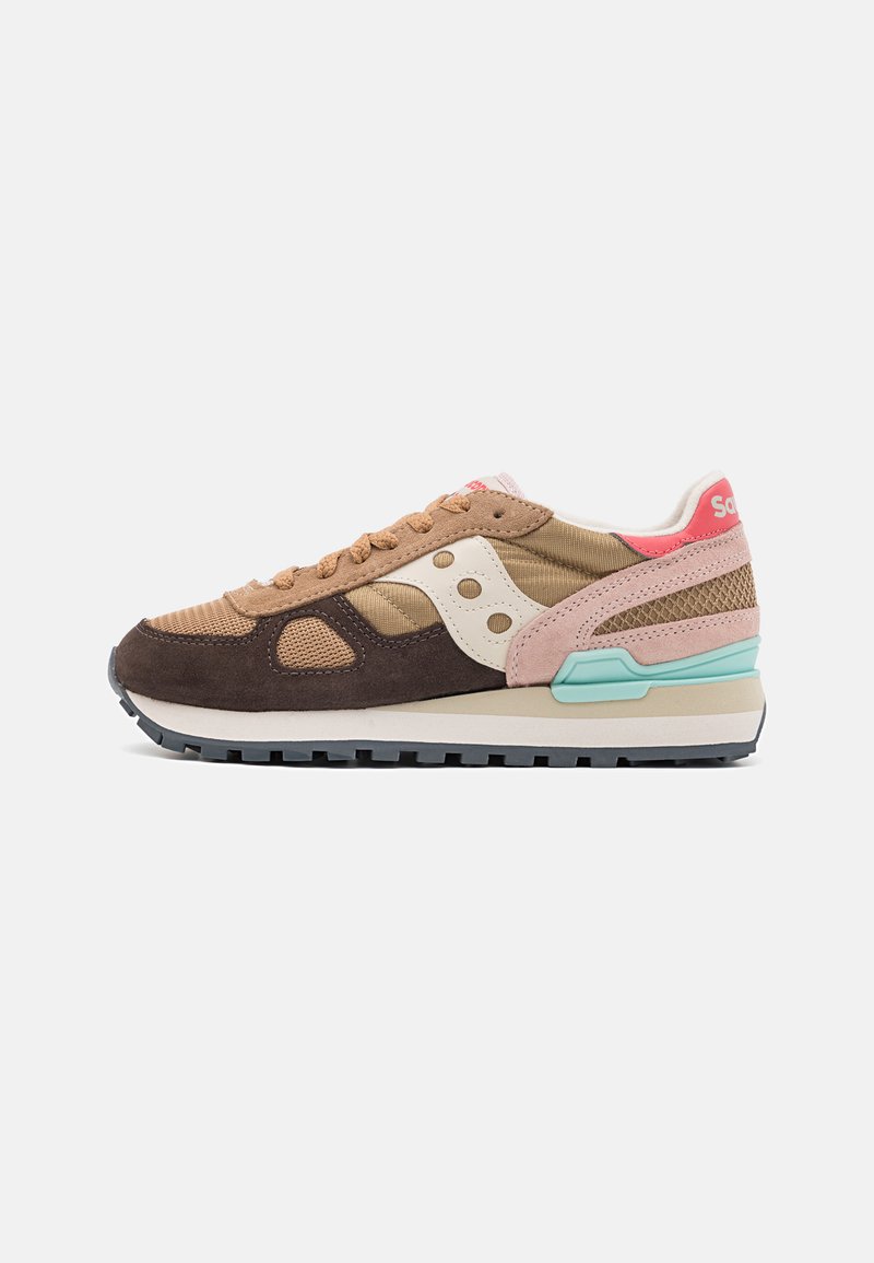 Saucony SHADOW ORIGINAL - Sneakers basse - brown/cream
