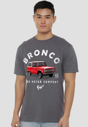 Ford, BRONCO ILLUSTRATED - Print T-shirt - anthracite