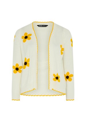 Yours Clothing, PLUS SIZE CARDIGANS. - Vest - white