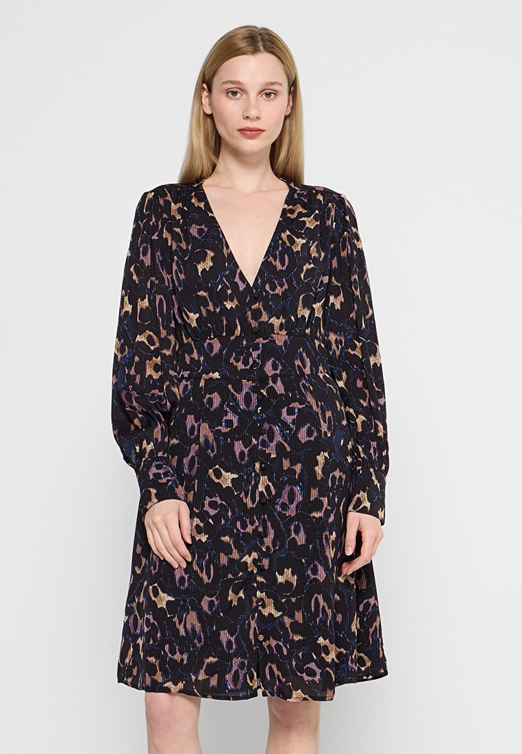 Fabienne Chapot Blousejurk zwart Fabienne Chapot Blousejurk zwart