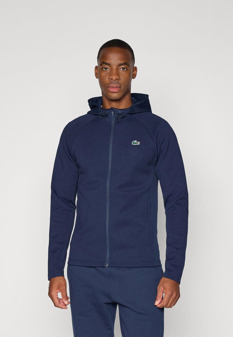 Lacoste Sport - JACKET HOODED CLASSIC - Training jacket - navy blue, Enlarge