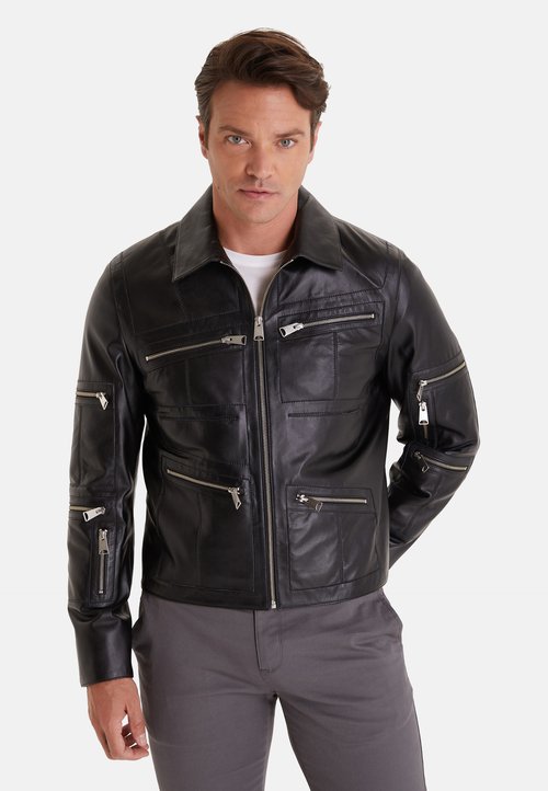 Vestes en cuir homme | Zalando - Page 8