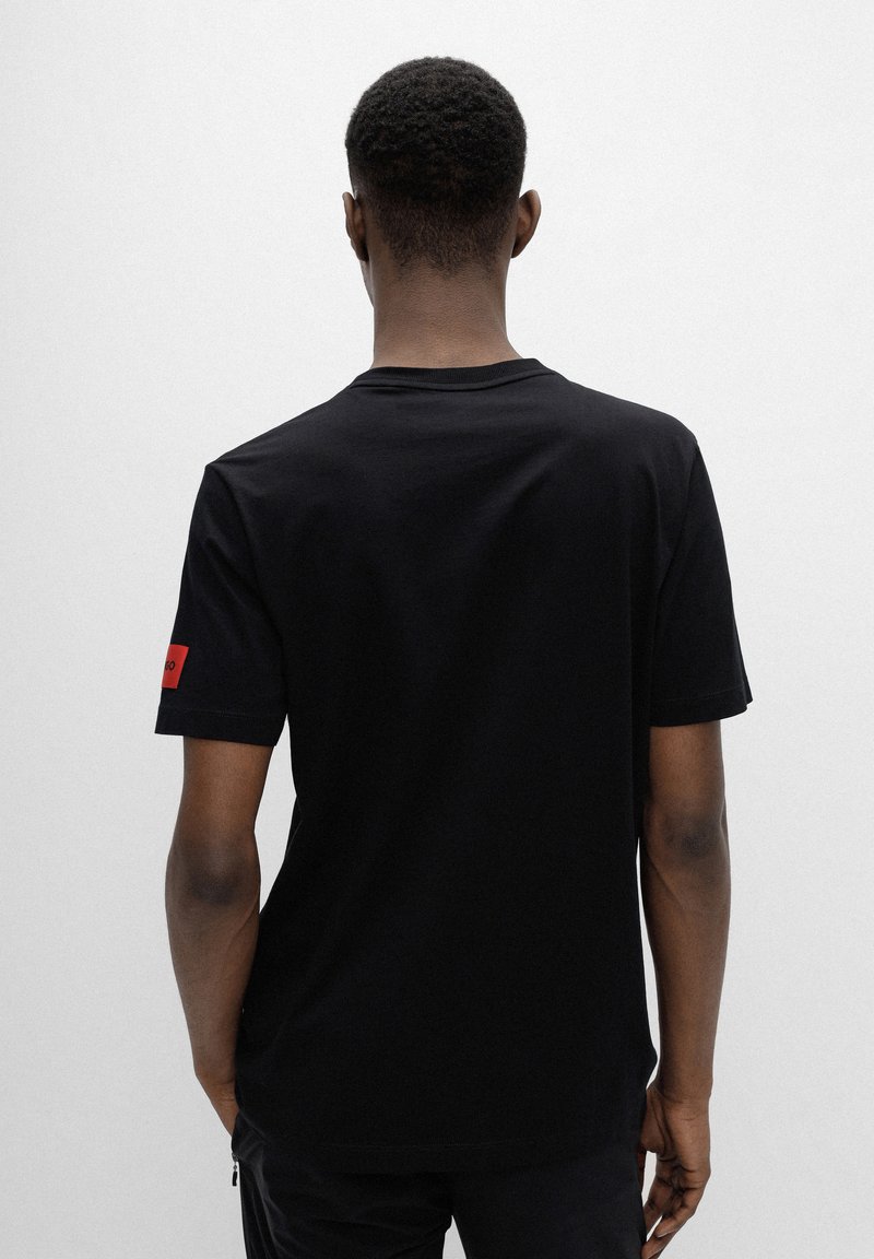 Herren T-Shirts basic | HUGO T-Shirt print black/schwarz - PQ14904 Herren T-Shirts basic | HUGO T-Shirt print black/schwarz - PQ14904