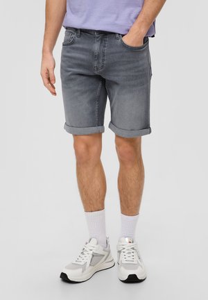 QS Jeansshort - grau