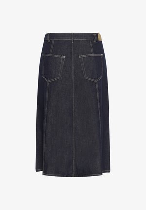 Kaffe Curve, KCGITHANNA - Τζιν φούστα - dark blue unwashed denim