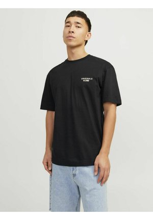 T-shirt con stampa - black