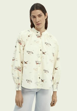 GATHERED - Overhemdblouse - white