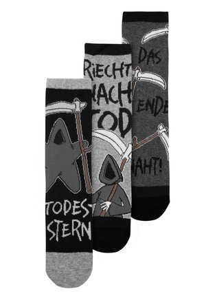 3ER PACK TOT ABER LUSTIG  - Socks - grau