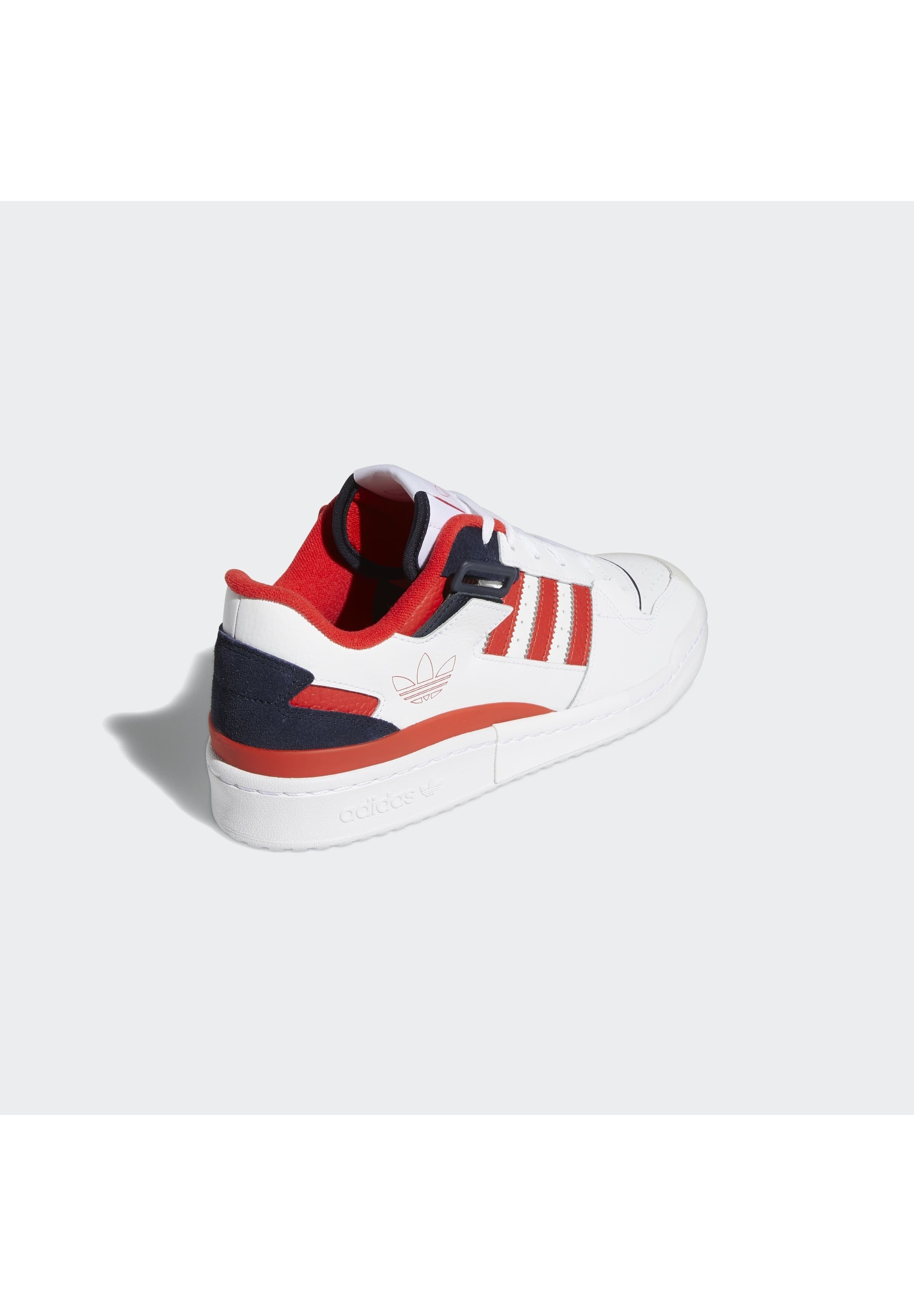 adidas Originals FORUM EXHIBIT LOW UNISEX - Zapatillas - white/red/legend  ink/blanco - Zalando.es
