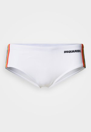 REBEL KIDS BE PROUD SWIM BRIEF - Slipové plavky - white