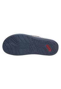 Rieker MODISCHE PANTOLETTE - Sandales tongs - peanutnavy (24)