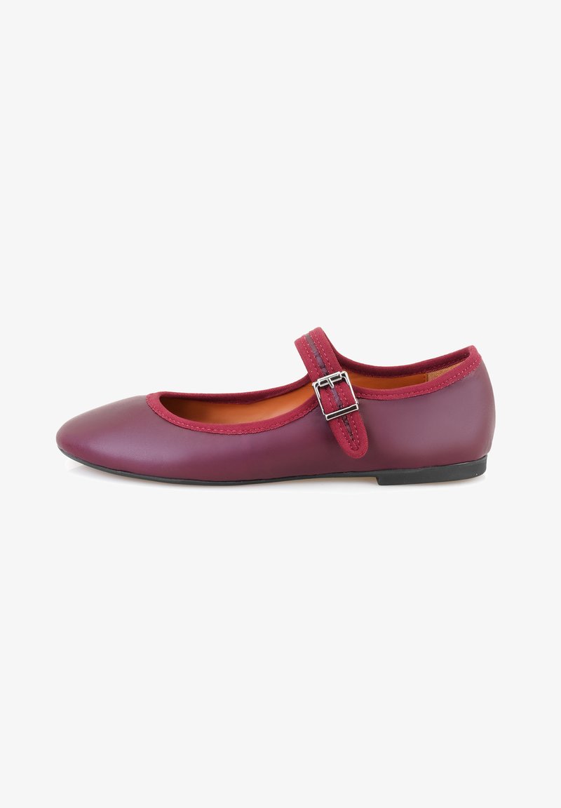 Desa Ballerina's met enkelbandjes - bordeaux