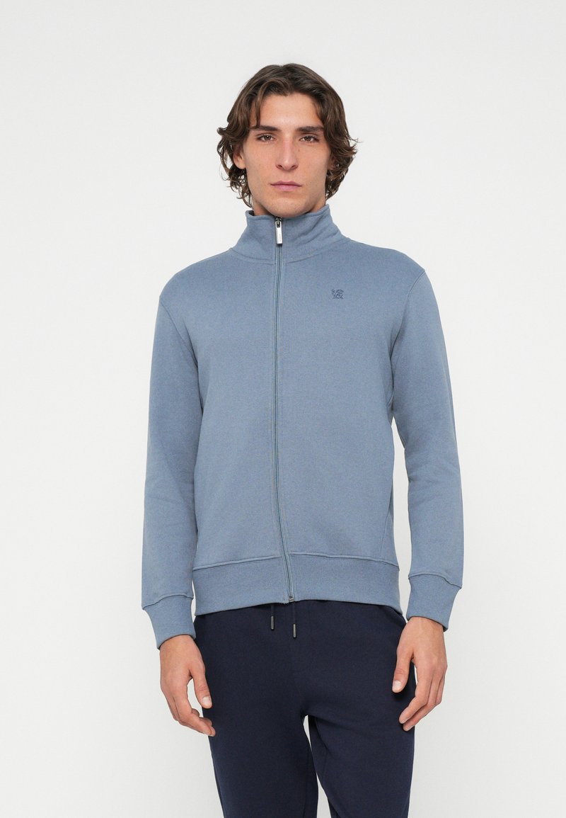 Mexx Sweater met rits blauwgrijs