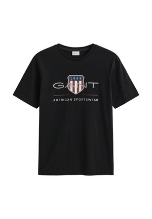 GANT, REGULAR FIT ARCHIVE - T-Shirt print - black