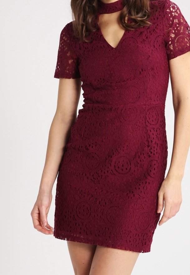 Miss Selfridge Petite Day dress - dark red - (Pre-owned) - Zalando.ie Miss Selfridge Petite Day dress - dark red - (Pre-owned) - Zalando.ie