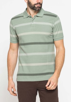 Carrera Jeans, STRIPED POLO - Polo - striped pattern on a green base