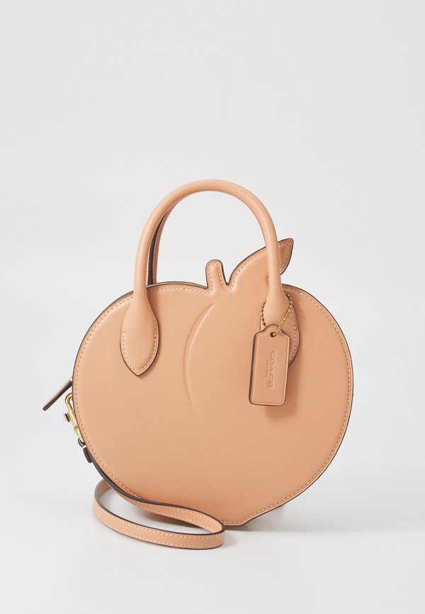 REGENERATIVE GLOVETANNED SHAPE BAG - Handbag - peach
