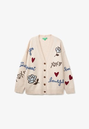 United Colors of Benetton, Chaqueta de punto - beige