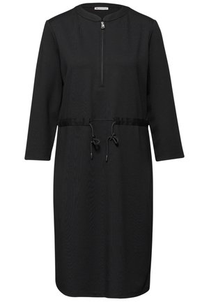 MIT ZIPPER - Vestido ligero - schwarz