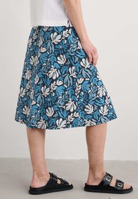 Seasalt Cornwall CALF - A-Linien-Rock - navy - cut out seaweed maritime