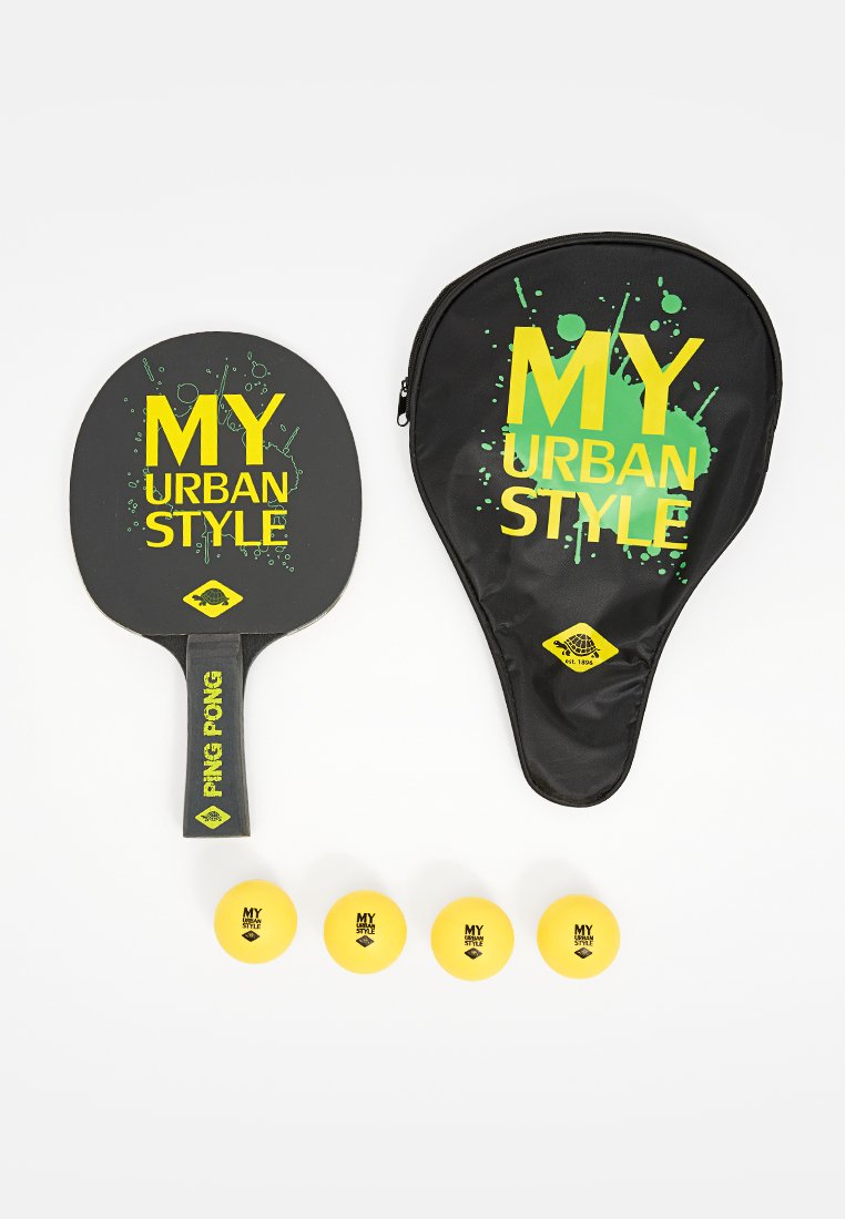 SCHILDKRÖT FITNESS Tafeltennis bat zwart