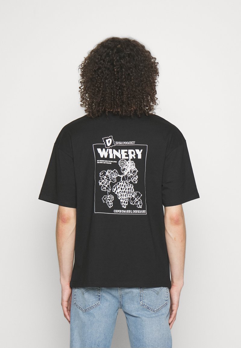 Denim Project WINERY - T-shirt imprimé - black