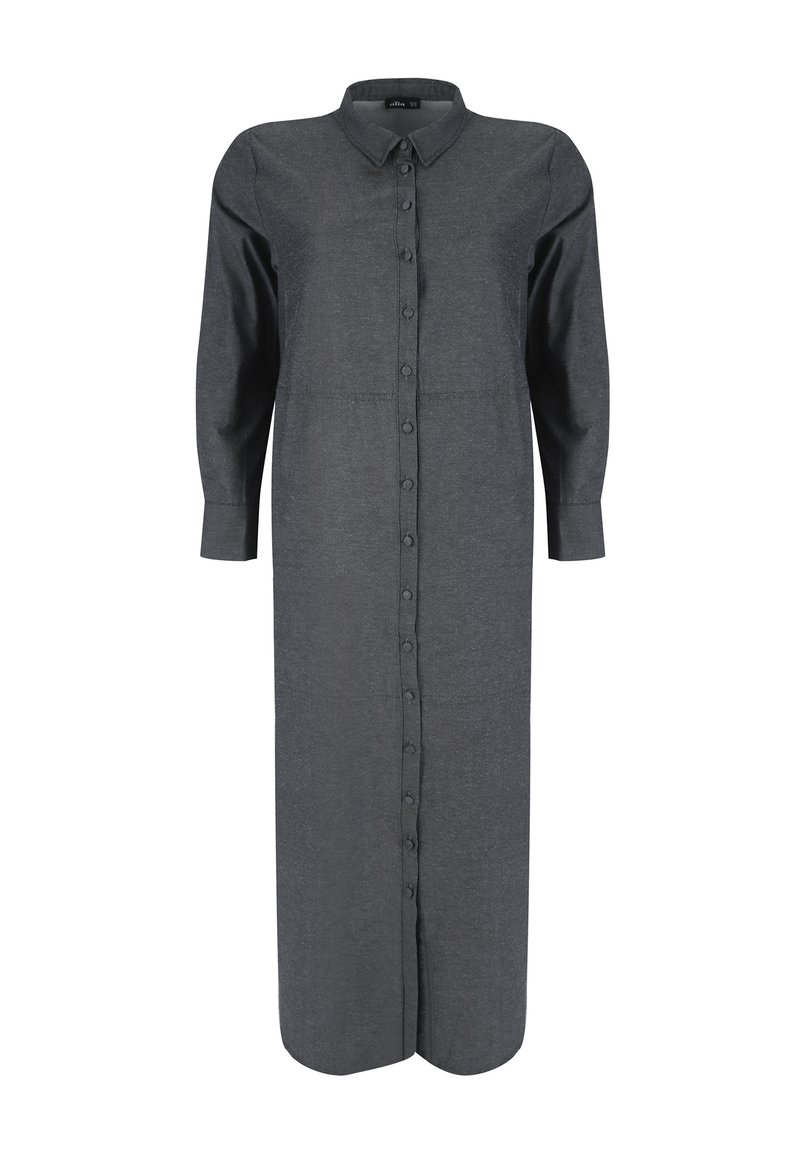 Damen Freizeitkleider | Modanisa DENIM LOOK PLUS SIZE Maxikleid black/schwarz - DM82013 Damen Freizeitkleider | Modanisa DENIM LOOK PLUS SIZE Maxikleid black/schwarz - DM82013