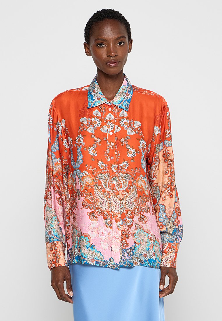 sandro Overhemdblouse blauw sandro Overhemdblouse blauw