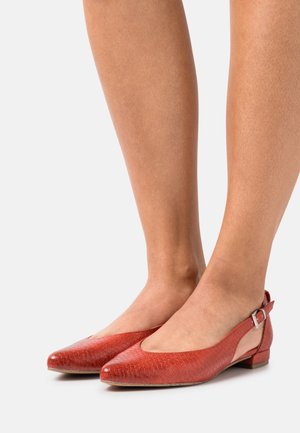 Marco Tozzi, Ballerines - red