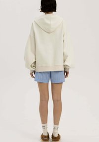 Misaga STATEMENT HOODIE - Sweater met rits - beżowy