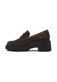 MILAH - Scarpe con plateau - dunkelbraun