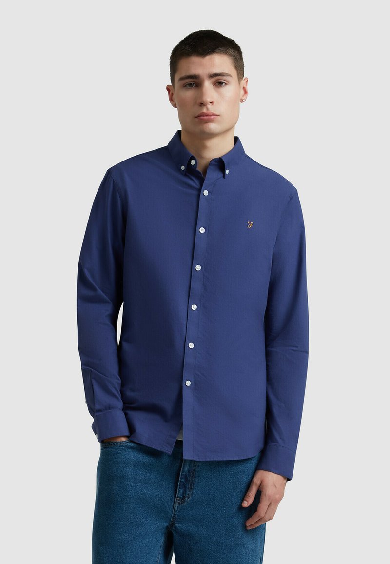 Farah - BREWER - Shirt - sigil blue, Enlarge