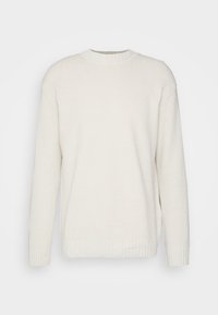 BOSS Strickpullover - open white