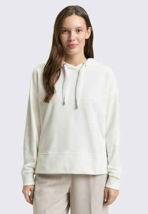 MIT HERZ-DETAIL - Kapuzenpullover - whisper white