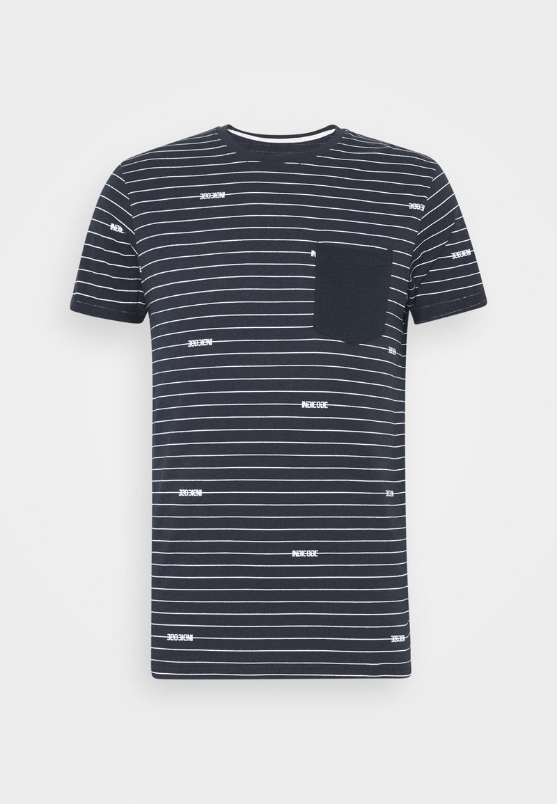 INDICODE JEANS T-shirt print donkerblauw