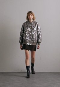 Stine Goya Bomber Jacket - abstract foliage